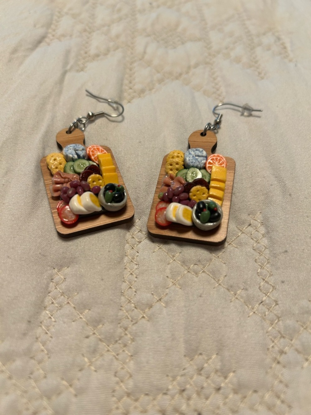 Mini Charcuterie Board Earrings